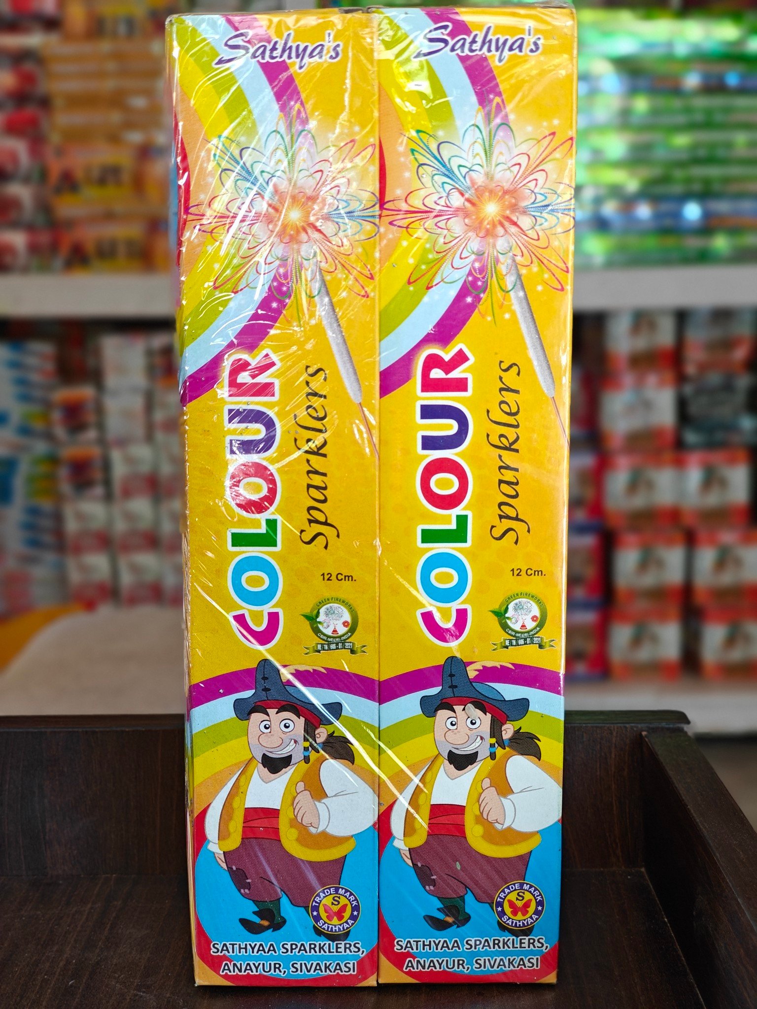 12 cm colour sparklers